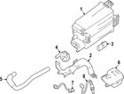 New Genuine Nissan Tray-canister 149547FH0A / 14954-7FH0A Oem. Price: $60.10.