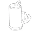Genuine Bmw Vapor Canister 16-13-1-180-886 New. Price: $151.10.