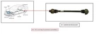 Left Rear Axle Shaft Oem 08-13 Toyota Highlandr 1YR Wrnty Used. Price: $75.00.
