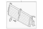 Genuine Audi Radiator Shutter Assembly 4M0-121-219-B New. Price: $322.22.
