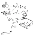 Genuine Mopar Vapor Canister 4891645AA New. Price: $345.10.