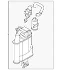 Genuine Volkswagen Vapor Canister 5Q0-201-797-AE New. Price: $212.64.
