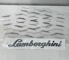Lamborghini Aventador LP700 LP720 LP750 Rear Script Emblem Silver 470853742 New. Price: $120.00.