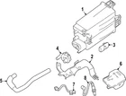 Genuine Nissan Vapor Canister 14950-7FH0A New. Price: $364.04.