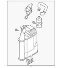 Genuine Volkswagen Vapor Canister 5Q0-201-797-Q New. Price: $265.21.