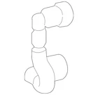 Genuine Mitsubishi Vapor Hose 1742A014 New. Price: $105.59.